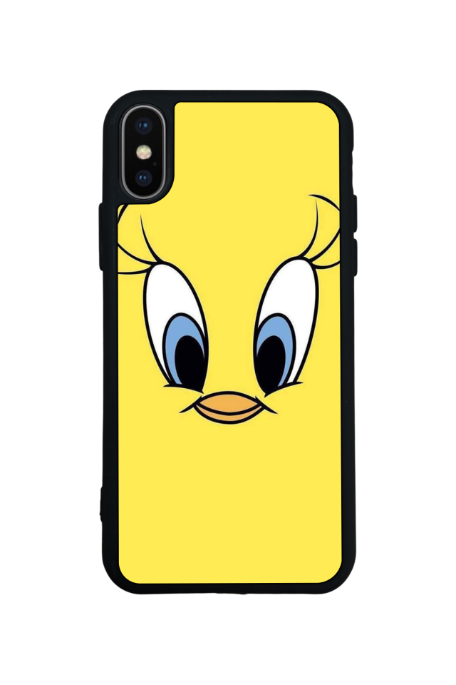 iPhone XS Max Uyumlu Tweety Tasarımlı Glossy Premium Kılıf