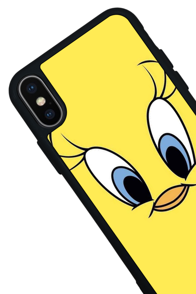iPhone XS Max Uyumlu Tweety Tasarımlı Glossy Premium Kılıf