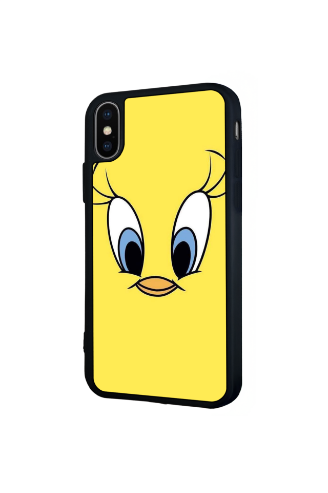 iPhone XS Max Uyumlu Tweety Tasarımlı Glossy Premium Kılıf