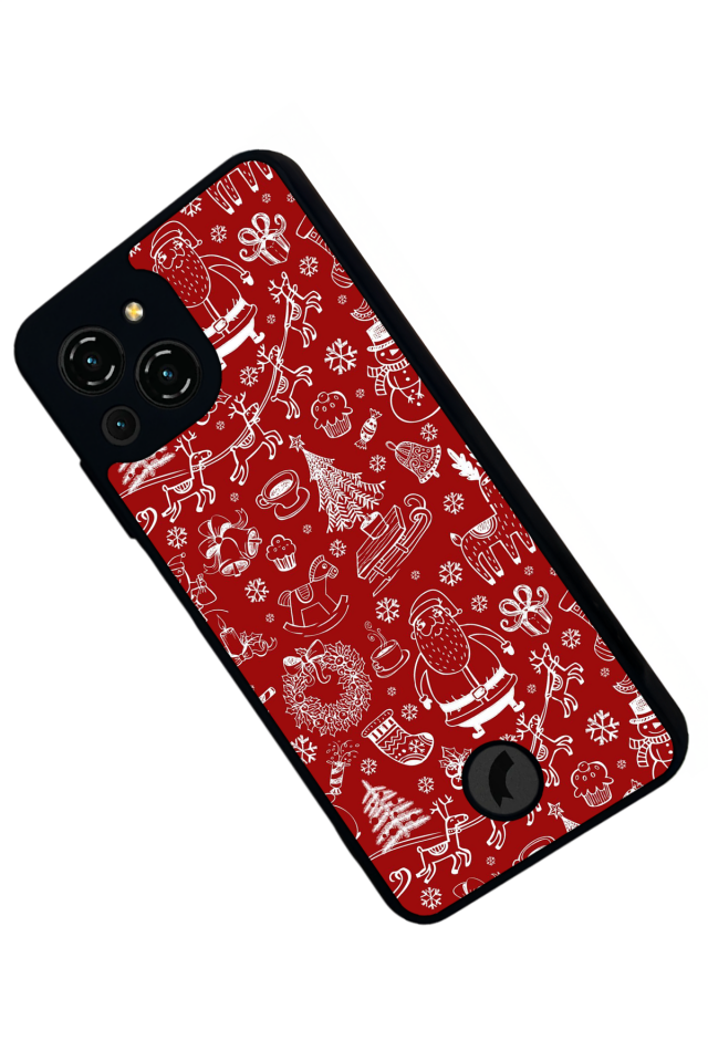 Reeder S23 Pro Max Uyumlu Yilbasi Christmas Tasarımlı Glossy Premium Kılıf