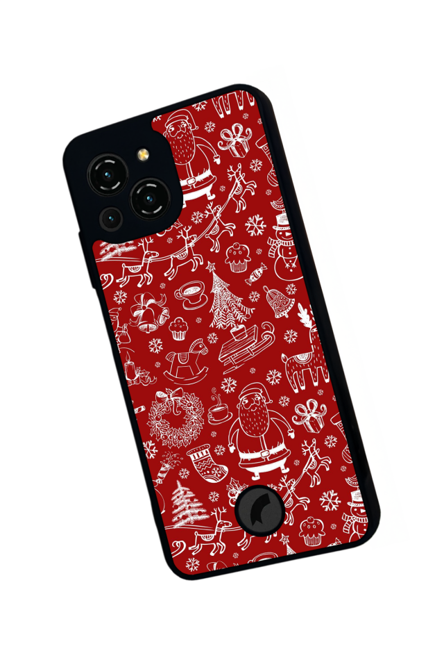 Reeder S23 Pro Max Uyumlu Yilbasi Christmas Tasarımlı Glossy Premium Kılıf