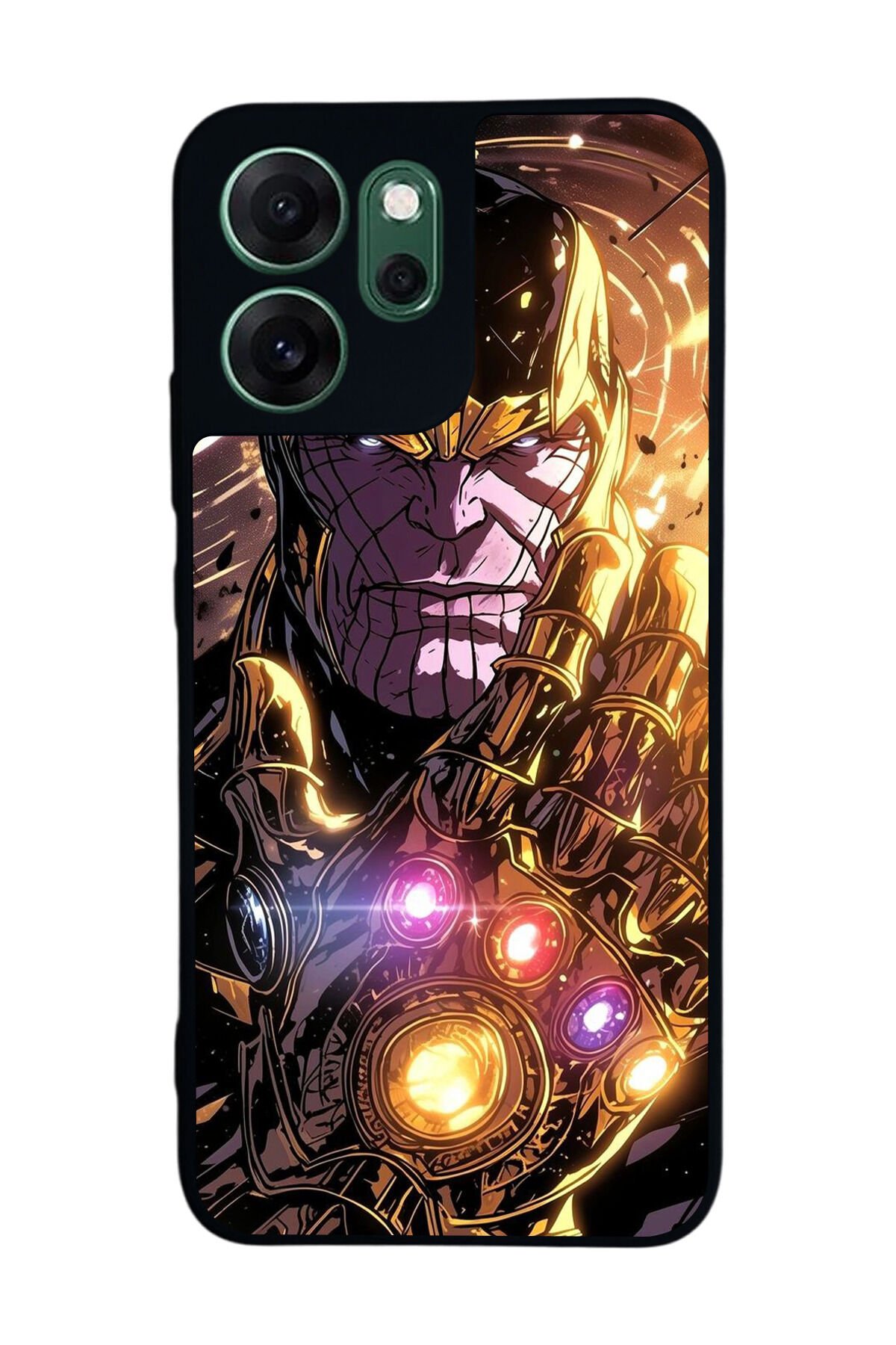 Oppo Reno 14F Uyumlu Thanos Tasarımlı Glossy Premium Kılıf