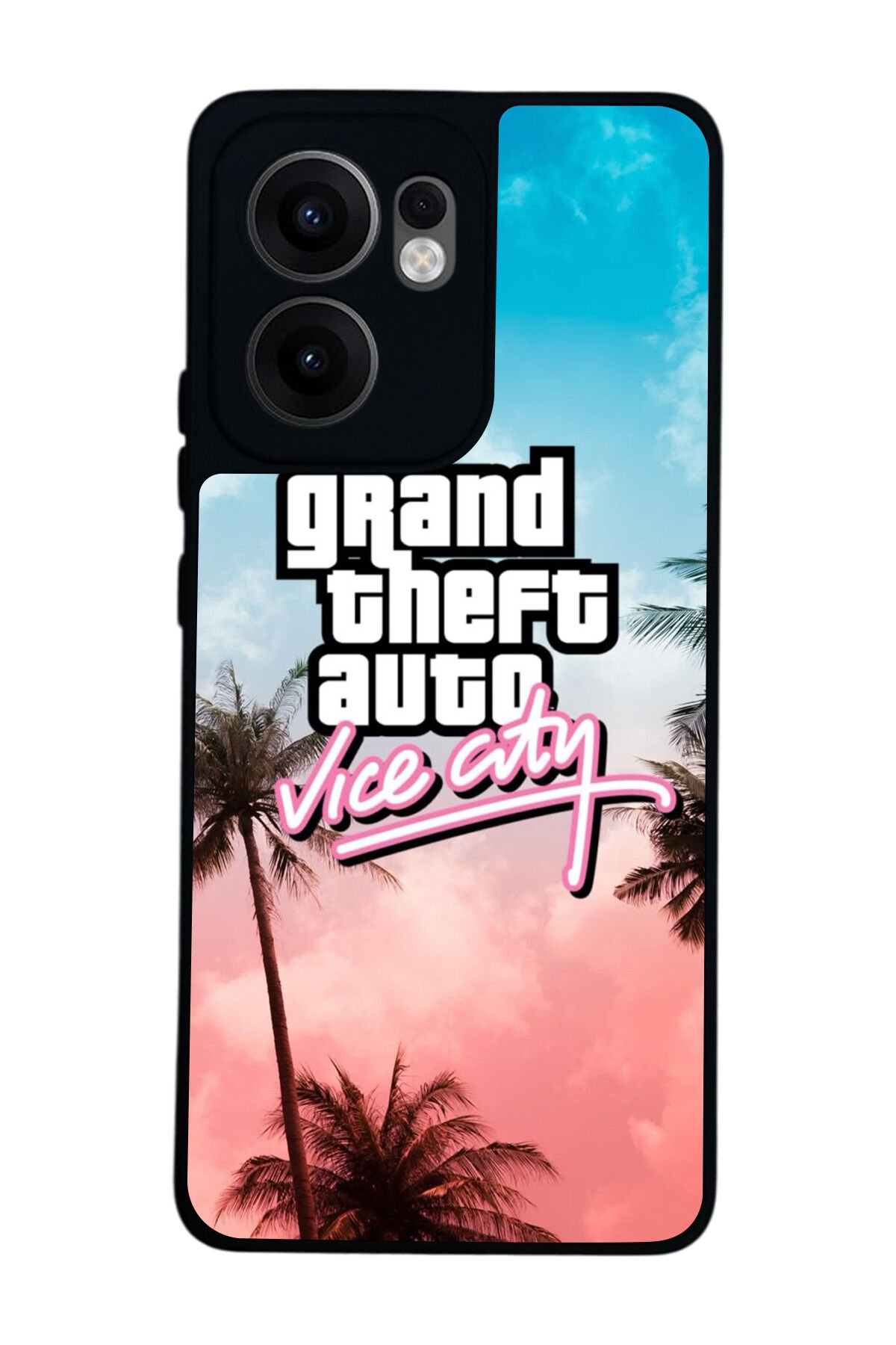 Oppo Reno 13F Uyumlu GTA Tasarımlı Glossy Premium Kılıf