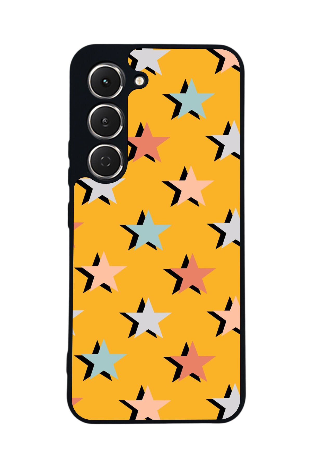 Tecno Spark 40 Pro Uyumlu Retro Yildizlar Tasarımlı Glossy Premium Kılıf
