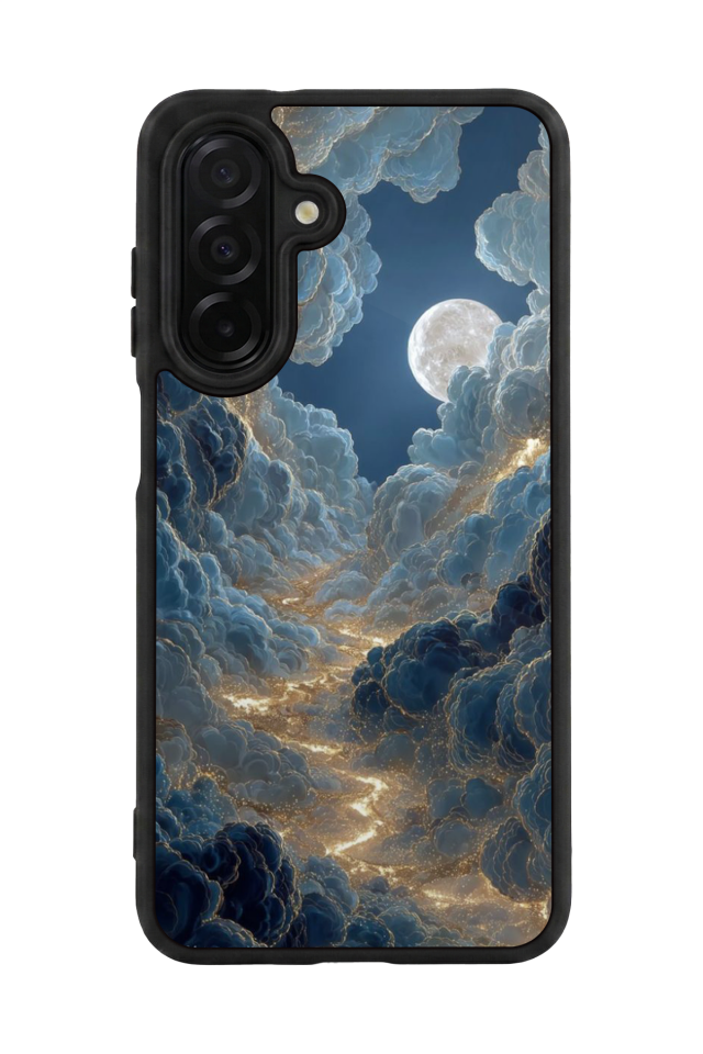 Samsung Galaxy A36 Uyumlu Ay Tasarımlı Glossy Premium Kılıf