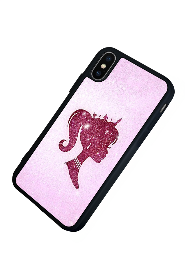 iPhone X/ XS Uyumlu Barbie Tasarımlı Glossy Premium Kılıf