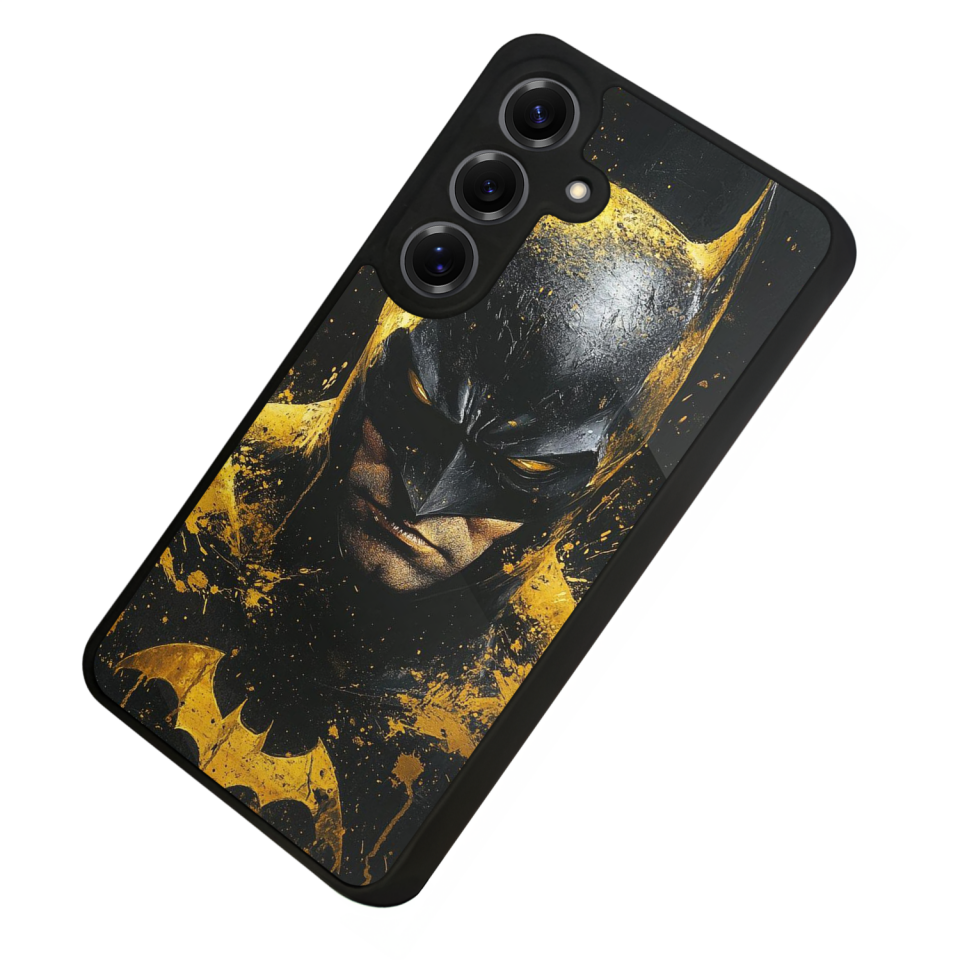 Samsung Galaxy S25 Uyumlu Batman Tasarımlı Glossy Premium Kılıf