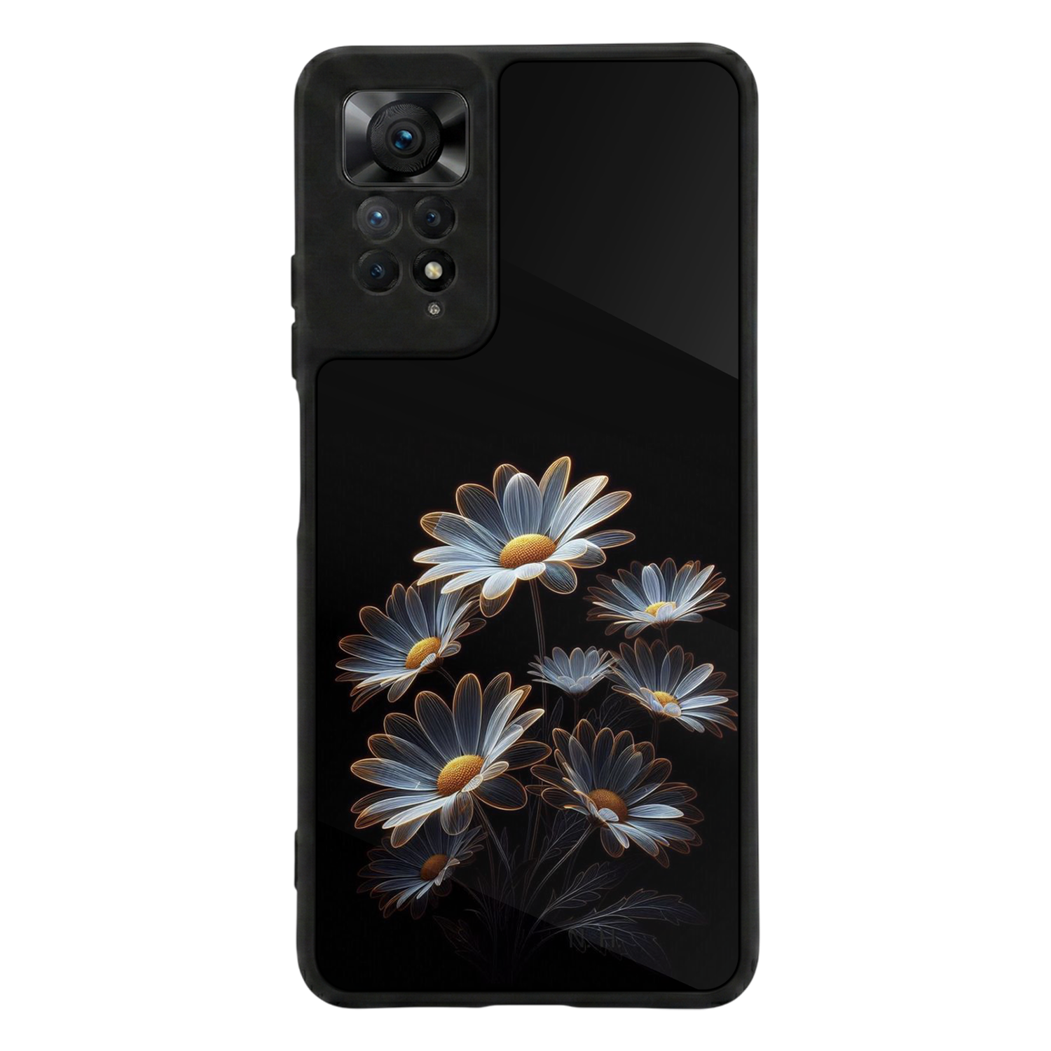 Xiaomi Redmi Note 11 Pro Uyumlu Cicek Tasarımlı Glossy Premium Kılıf