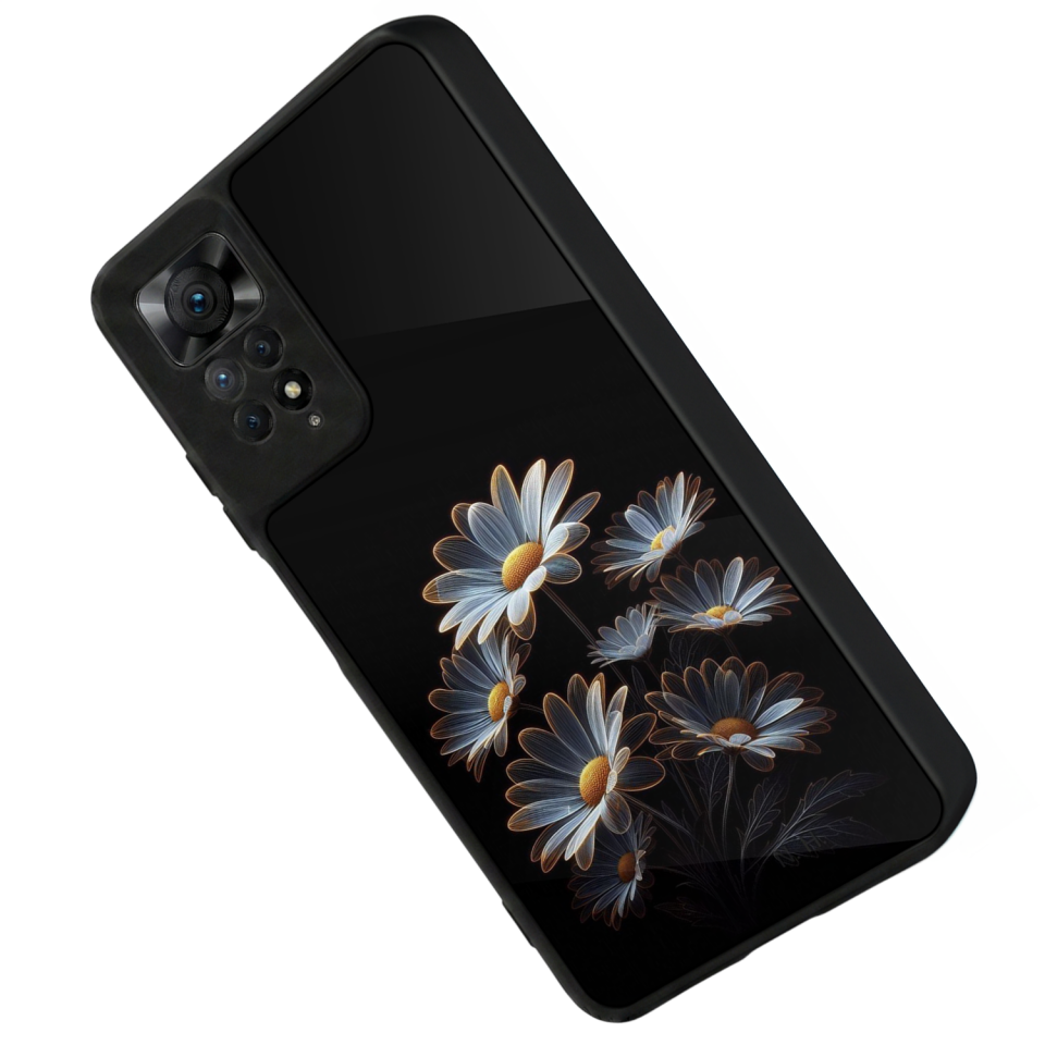 Xiaomi Redmi Note 11 Pro Uyumlu Cicek Tasarımlı Glossy Premium Kılıf