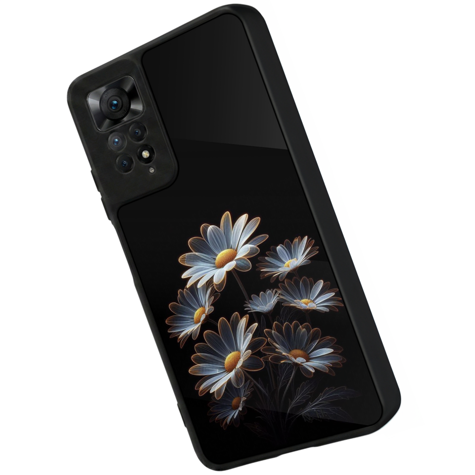 Xiaomi Redmi Note 11 Pro Uyumlu Cicek Tasarımlı Glossy Premium Kılıf