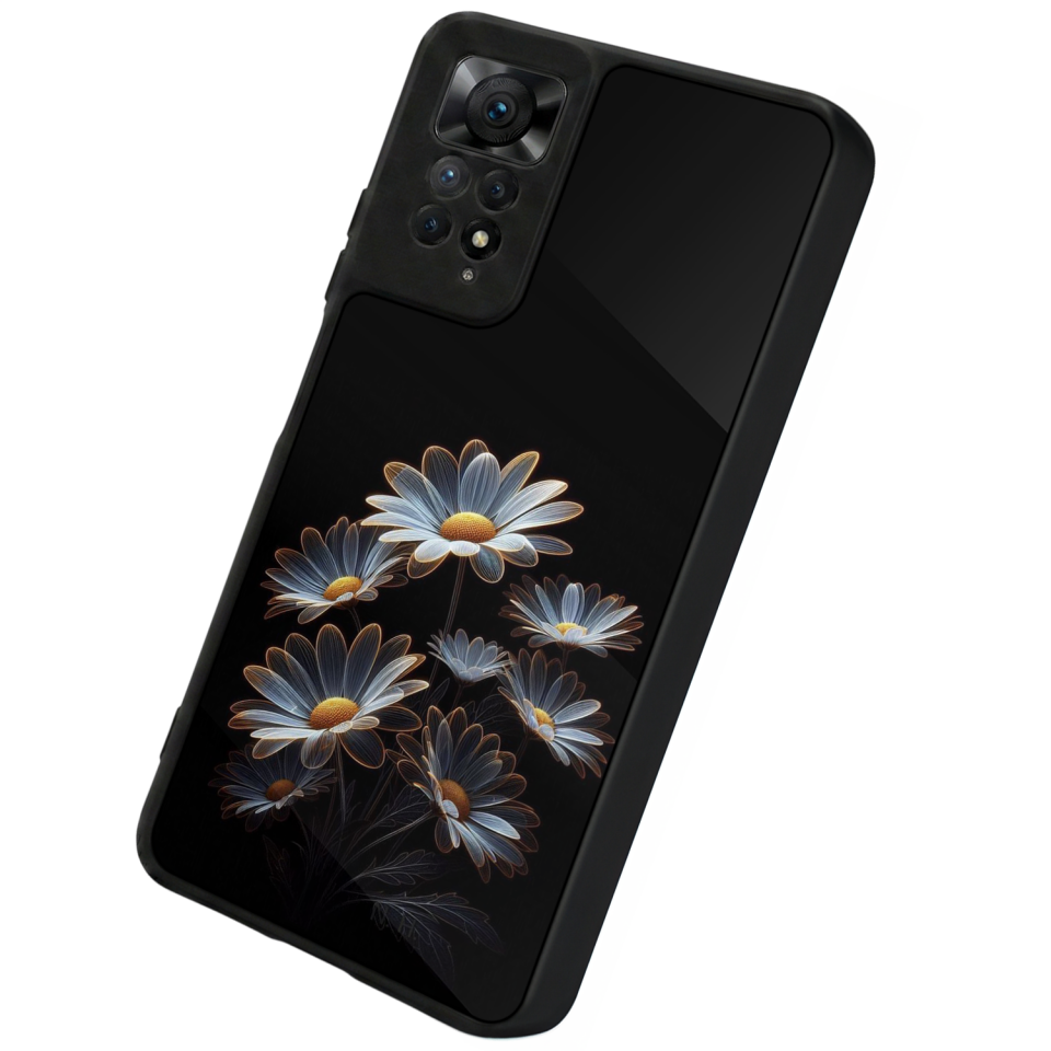 Xiaomi Redmi Note 11 Pro Uyumlu Cicek Tasarımlı Glossy Premium Kılıf