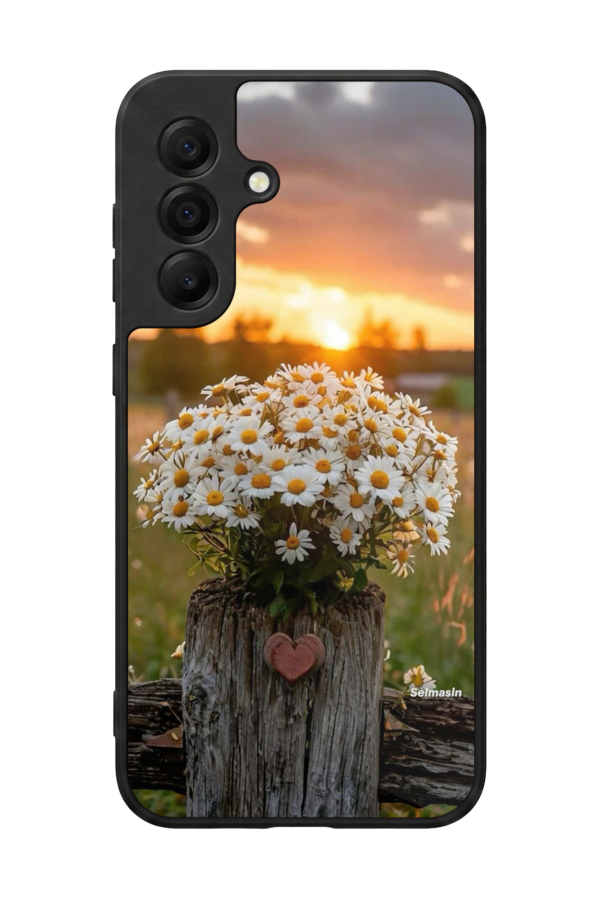 Samsung Galaxy A17 Uyumlu Cicek Tasarımlı Glossy Premium Kılıf