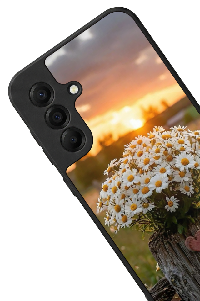 Samsung Galaxy A17 Uyumlu Cicek Tasarımlı Glossy Premium Kılıf