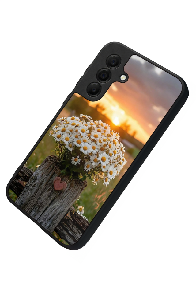 Samsung Galaxy A17 Uyumlu Cicek Tasarımlı Glossy Premium Kılıf