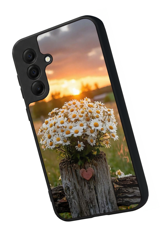 Samsung Galaxy A17 Uyumlu Cicek Tasarımlı Glossy Premium Kılıf