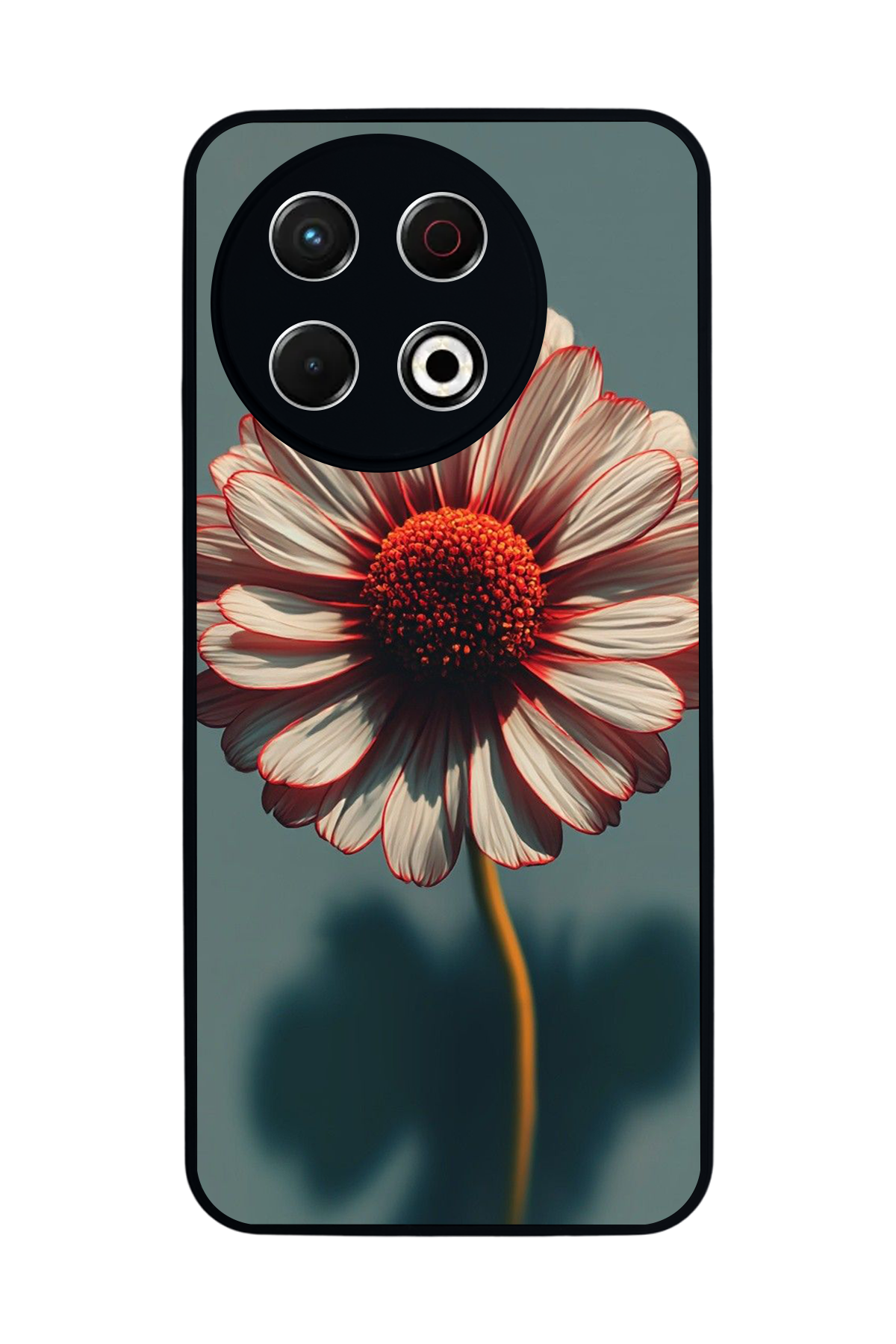 Tecno Spark 30 Pro Uyumlu Cicek Tasarımlı Glossy Premium Kılıf