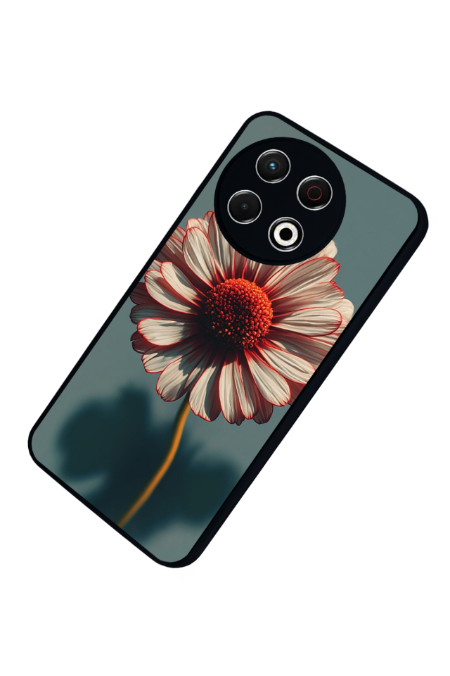 Tecno Spark 30 Pro Uyumlu Cicek Tasarımlı Glossy Premium Kılıf