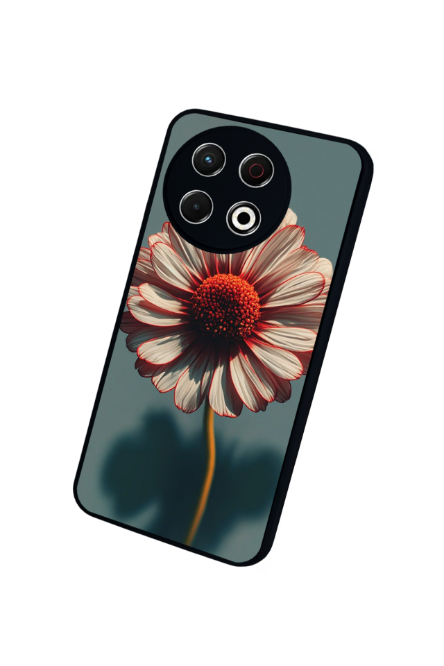 Tecno Spark 30 Pro Uyumlu Cicek Tasarımlı Glossy Premium Kılıf