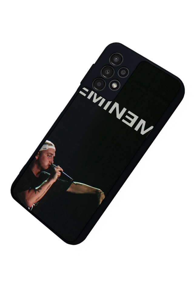 Samsung Galaxy A23 Uyumlu Eminem Tasarımlı Glossy Premium Kılıf