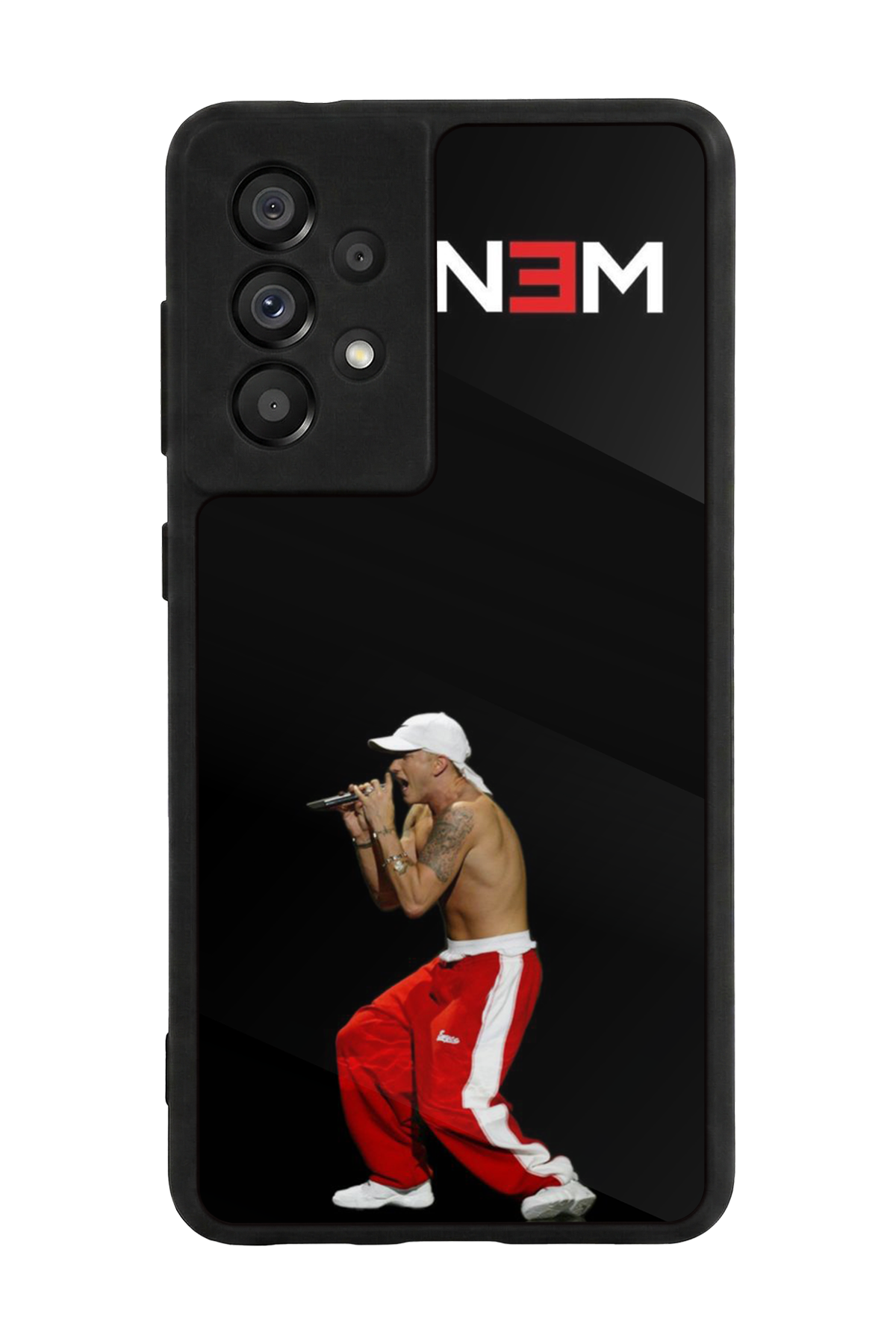 Samsung Galaxy A73 Uyumlu Eminem Tasarımlı Glossy Premium Kılıf