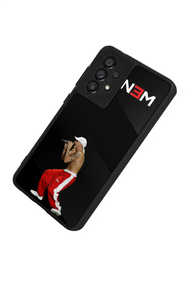 Samsung Galaxy A73 Uyumlu Eminem Tasarımlı Glossy Premium Kılıf