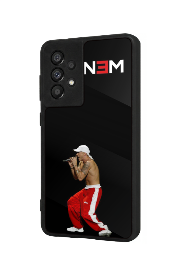 Samsung Galaxy A73 Uyumlu Eminem Tasarımlı Glossy Premium Kılıf