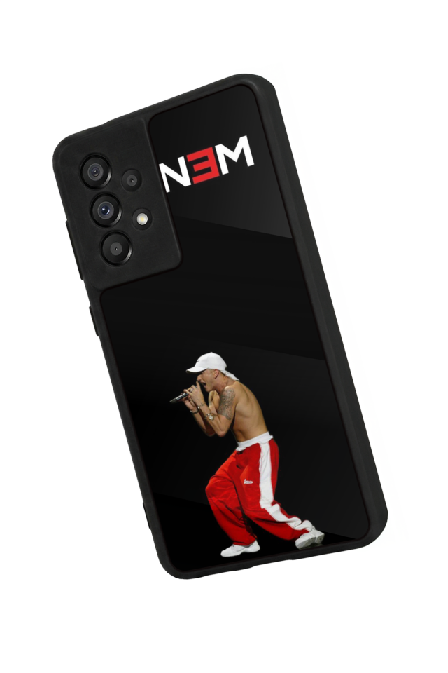 Samsung Galaxy A73 Uyumlu Eminem Tasarımlı Glossy Premium Kılıf
