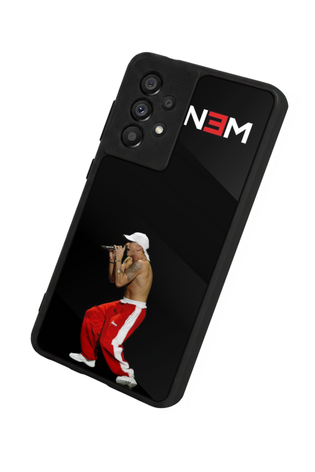 Samsung Galaxy A73 Uyumlu Eminem Tasarımlı Glossy Premium Kılıf