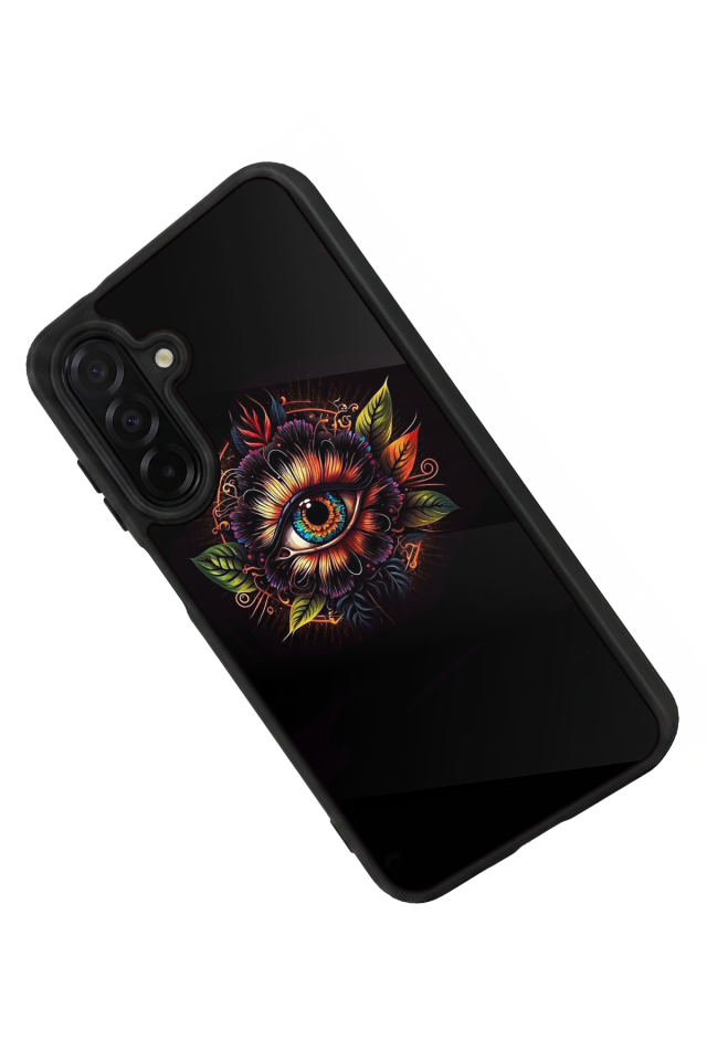 Samsung Galaxy A36 Uyumlu Göz Tasarımlı Glossy Premium Kılıf