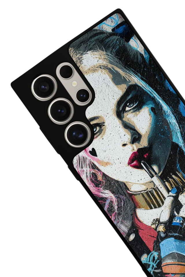 Samsung Galaxy S24 Ultra Uyumlu HarleyQueen Tasarımlı Glossy Premium Kılıf