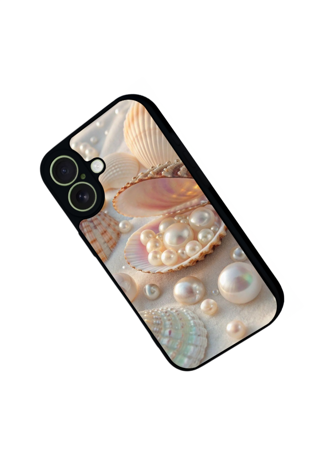 iPhone 17 Uyumlu  İnci Tasarımlı Glossy Premium Kılıf