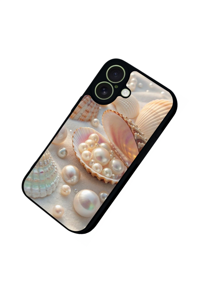 iPhone 17 Uyumlu  İnci Tasarımlı Glossy Premium Kılıf