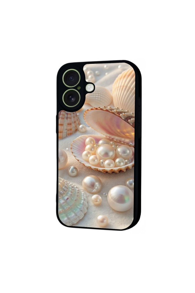 iPhone 17 Uyumlu  İnci Tasarımlı Glossy Premium Kılıf