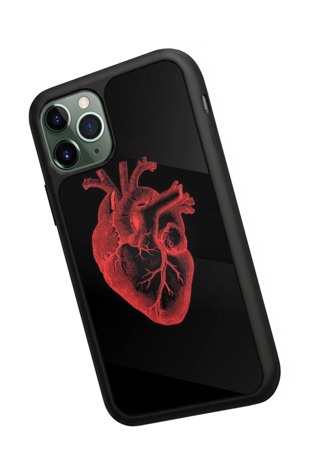 iPhone 11 Pro Uyumlu Kalp Love Tasarımlı Glossy Premium Kılıf
