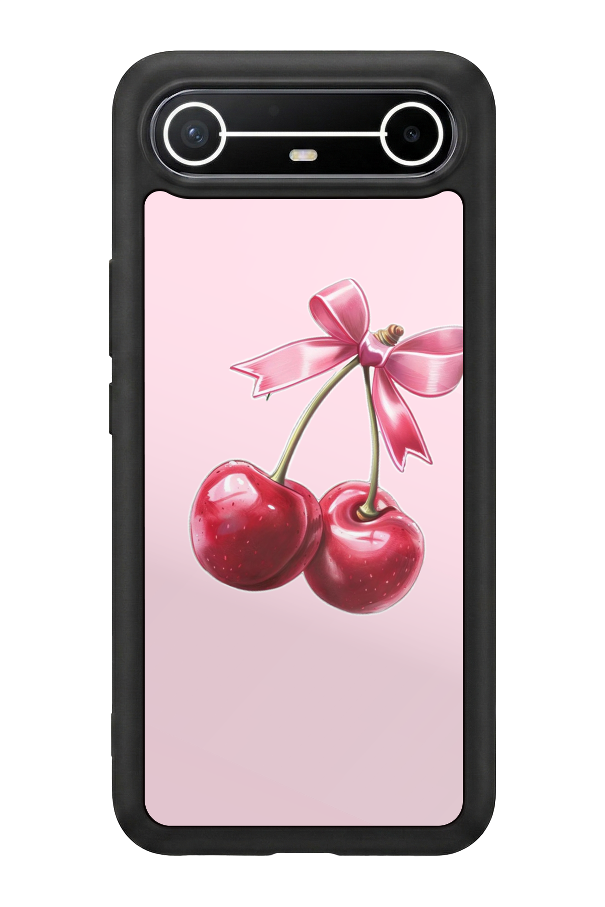 Tecno Spark Slim 5G Uyumlu Kiraz Tasarımlı Glossy Premium Kılıf