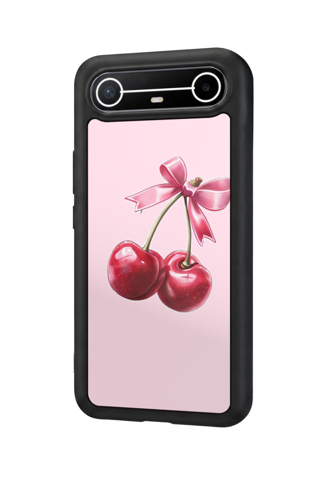 Tecno Spark Slim 5G Uyumlu Kiraz Tasarımlı Glossy Premium Kılıf