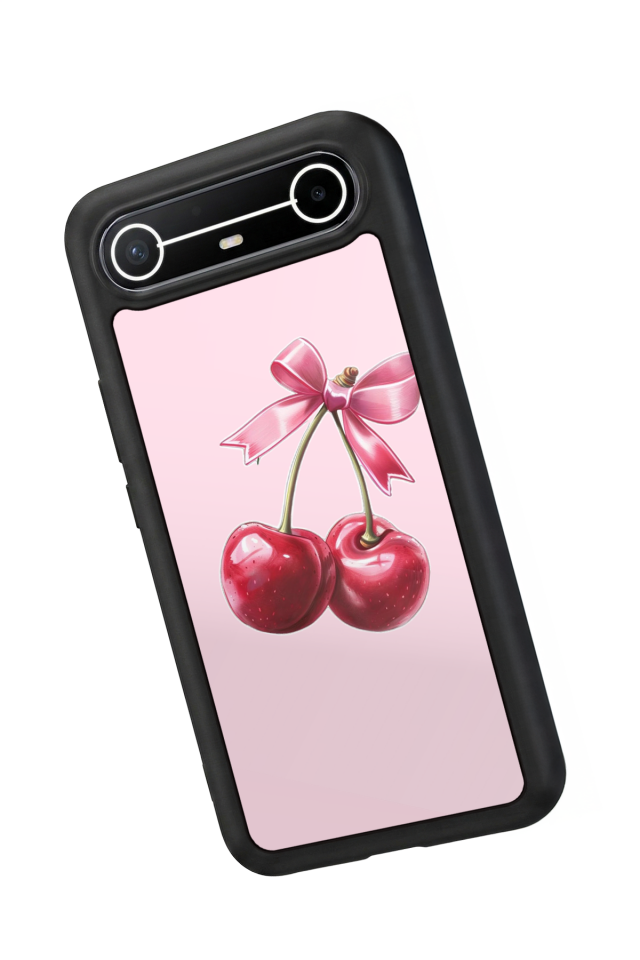 Tecno Spark Slim 5G Uyumlu Kiraz Tasarımlı Glossy Premium Kılıf