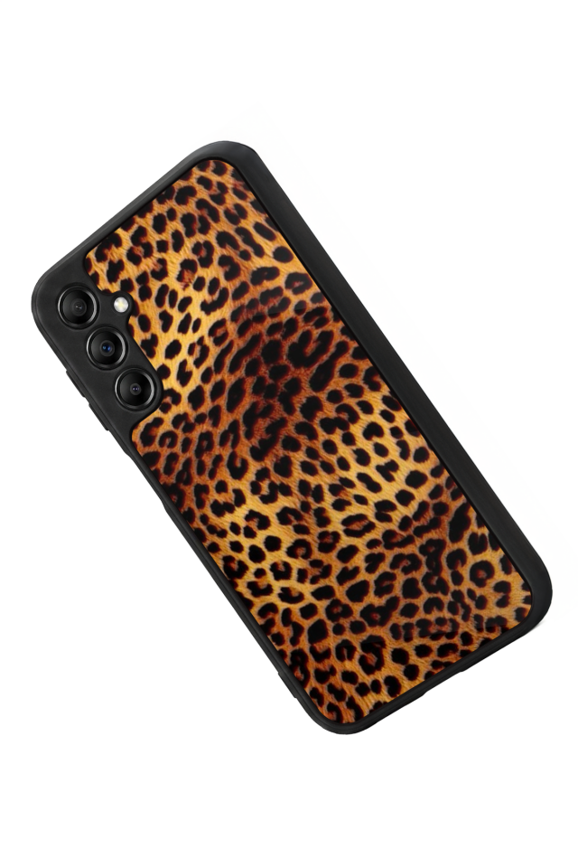 Samsung Galaxy A14 Uyumlu Leopar Tasarımlı Glossy Premium Kılıf