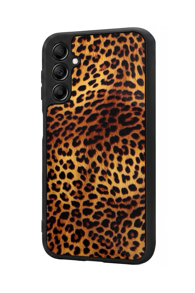 Samsung Galaxy A14 Uyumlu Leopar Tasarımlı Glossy Premium Kılıf