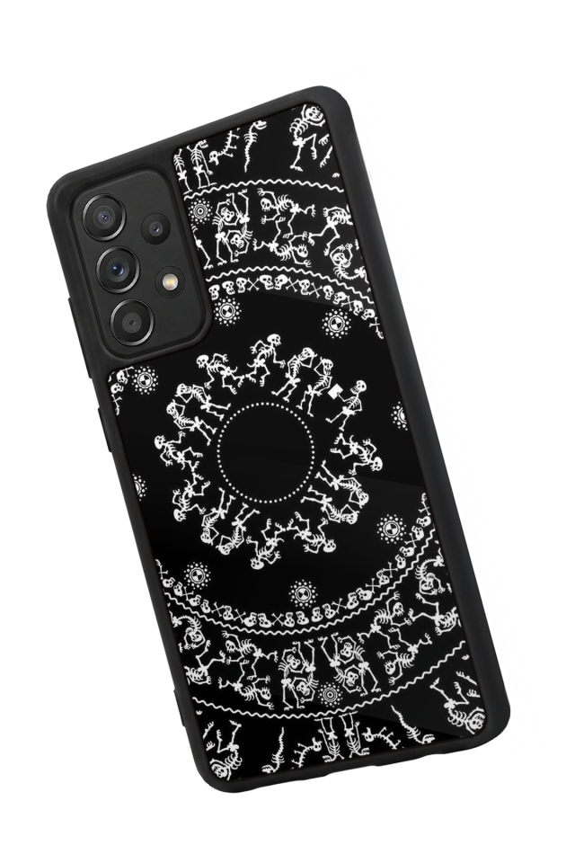 Samsung Galaxy A72 Uyumlu Mandala Tasarımlı Glossy Premium Kılıf