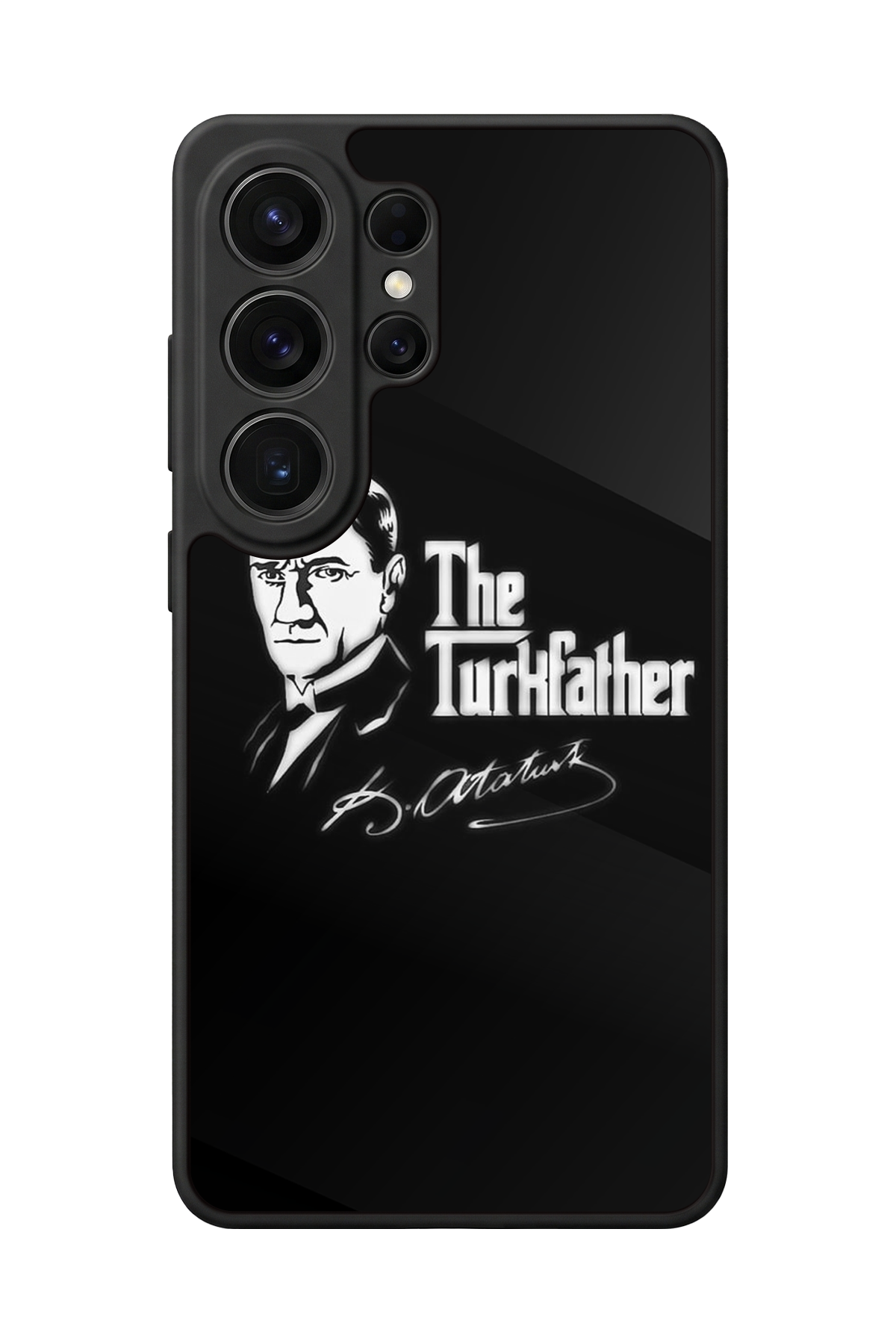 Samsung Galaxy S26 Ultra Uyumlu Mustafa Kemal Ataturk Tasarımlı Glossy Premium Kılıf