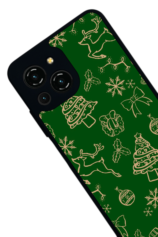 Reeder S23 Pro Max Uyumlu Yilbasi Christmas Tasarımlı Glossy Premium Kılıf