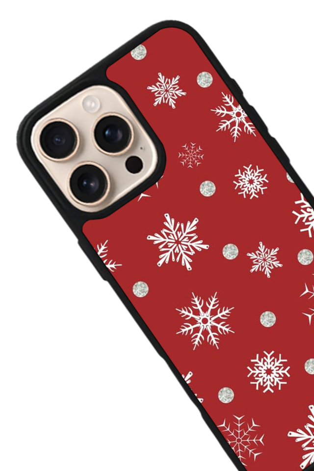 iPhone 16 Pro Uyumlu Yilbasi Christmas Tasarımlı Glossy Premium Kılıf