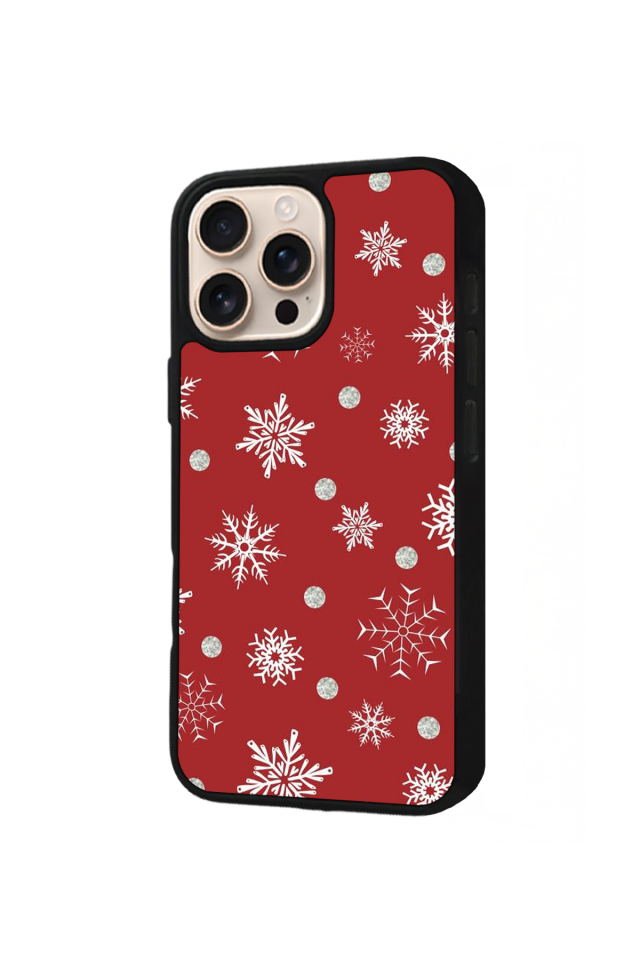 iPhone 16 Pro Uyumlu Yilbasi Christmas Tasarımlı Glossy Premium Kılıf