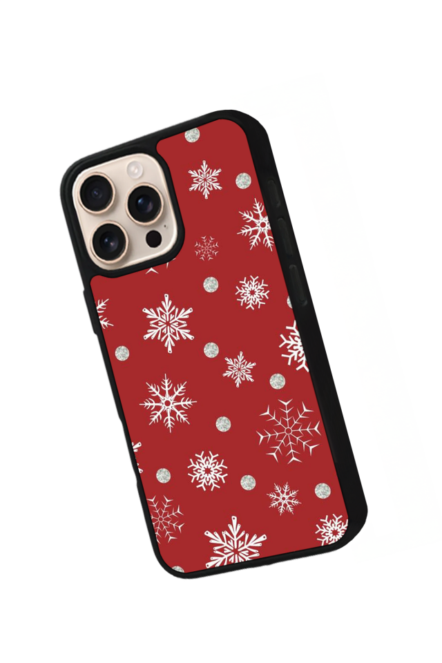iPhone 16 Pro Uyumlu Yilbasi Christmas Tasarımlı Glossy Premium Kılıf