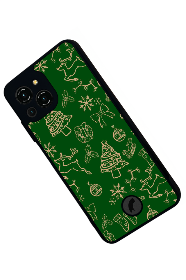 Reeder S23 Pro Max Uyumlu Yilbasi Christmas Tasarımlı Glossy Premium Kılıf