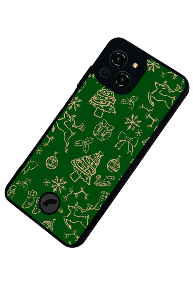 Reeder S23 Pro Max Uyumlu Yilbasi Christmas Tasarımlı Glossy Premium Kılıf