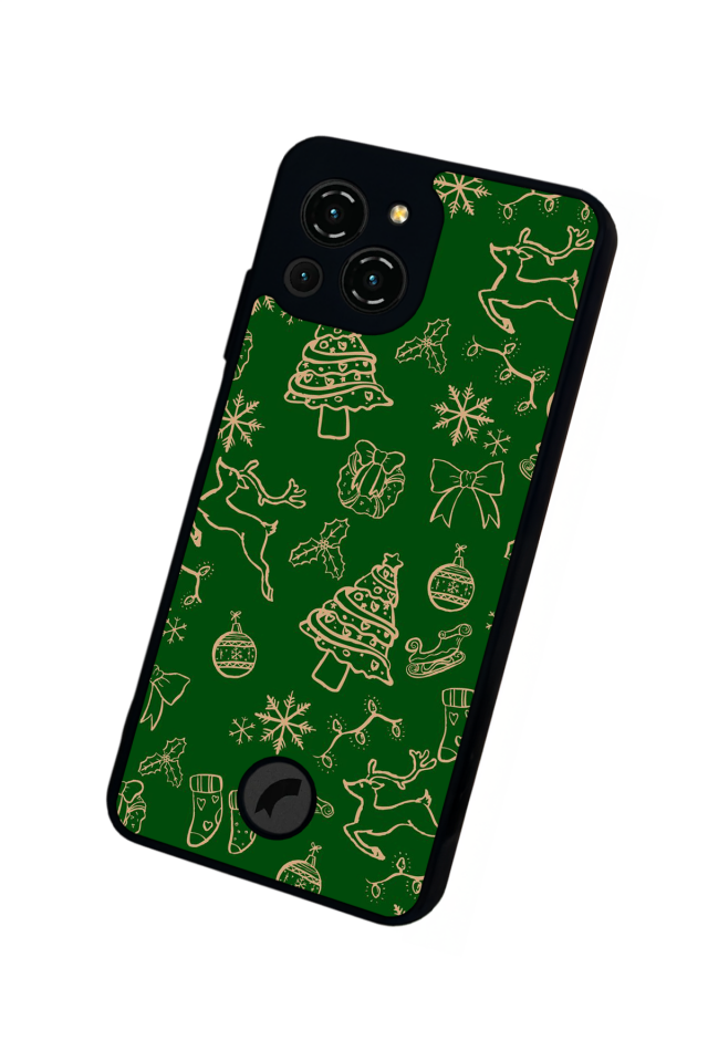 Reeder S23 Pro Max Uyumlu Yilbasi Christmas Tasarımlı Glossy Premium Kılıf