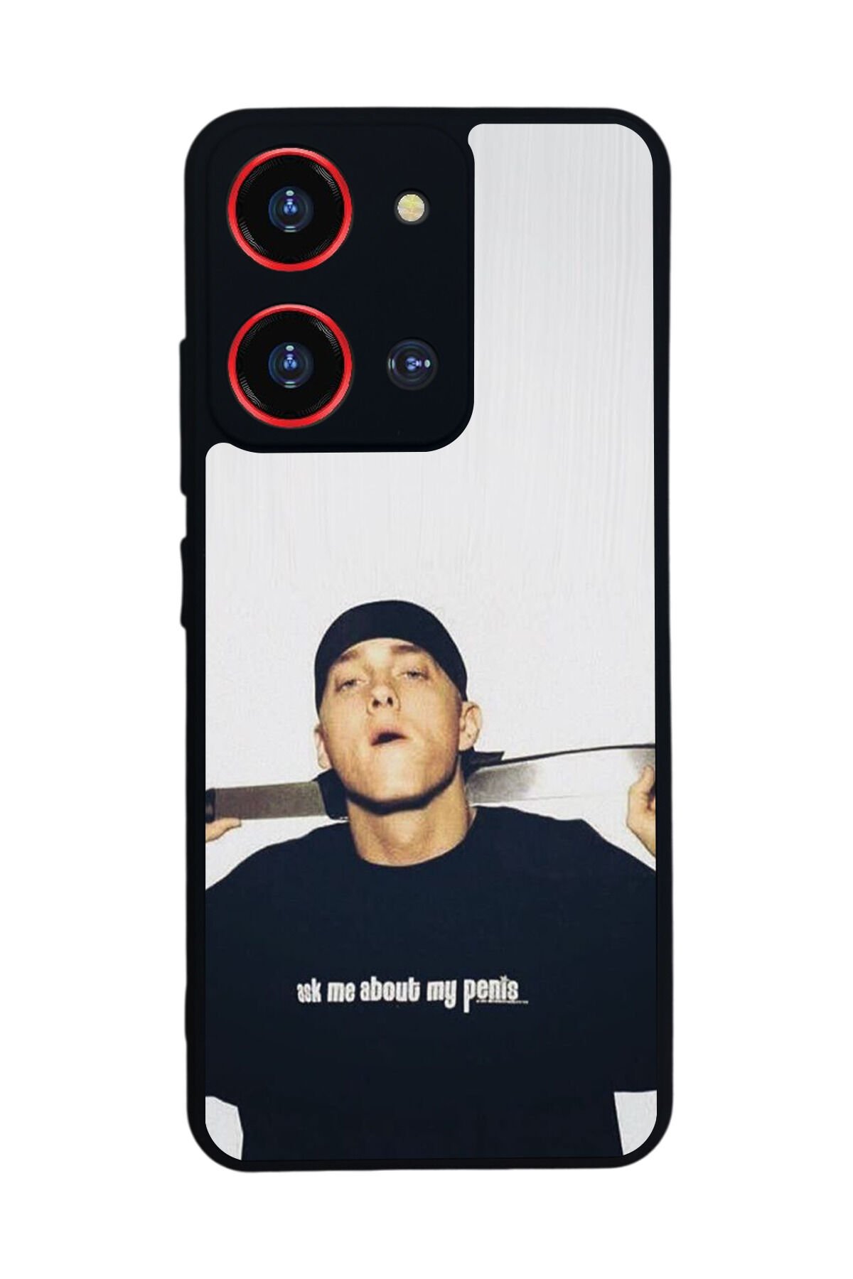 Reeder S19 Max Pro S 108MP Uyumlu Eminem Tasarımlı Glossy Premium Kılıf