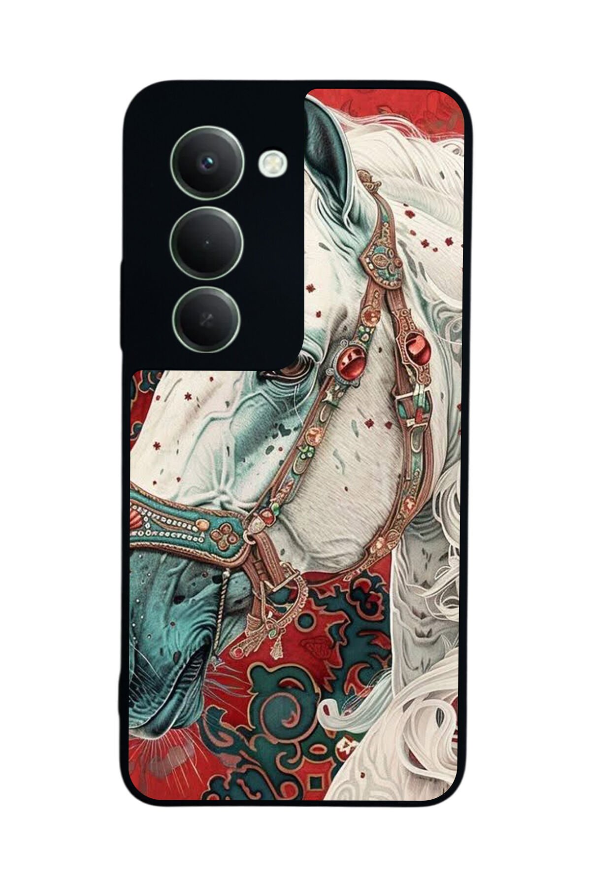 Xiaomi Redmi 15 5G Uyumlu At Horse Tasarımlı Glossy Premium Kılıf